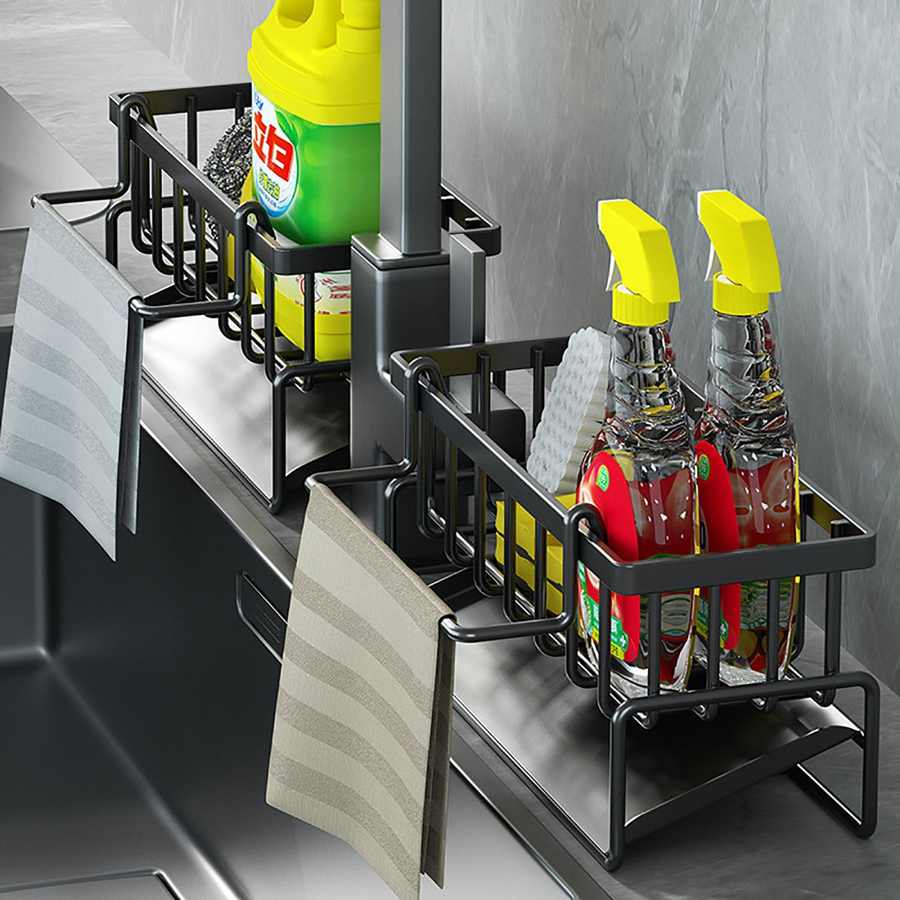 Kitchen Sink Caddy with Drip Tray