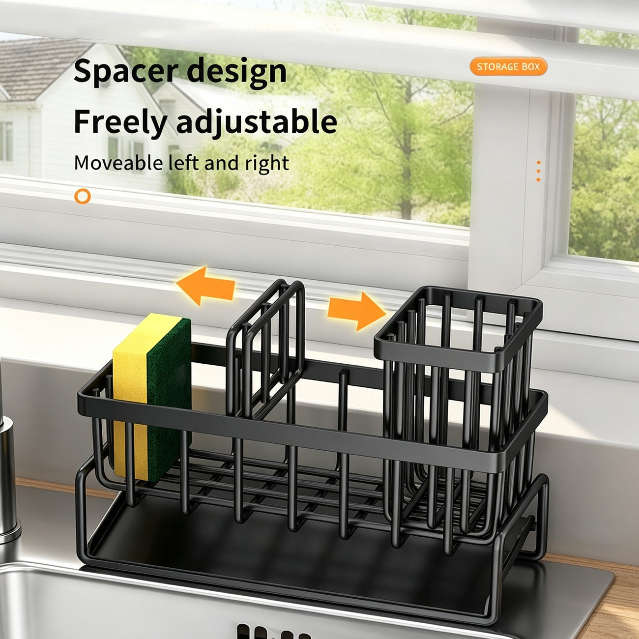Kitchen Sink Caddy with Drip Tray